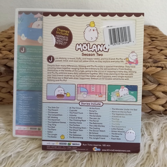 MOLANG 2 DVDs Season 1 & 2 BRAND NEW SEALED * 6 Hours Friendship Caring Respect - Picture 4 of 5
